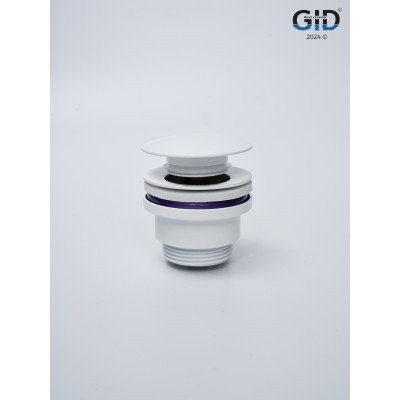 Донный клапан Gid универсальный G-60W 76606K белый 7x7x10
