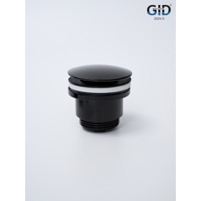 Донный клапан Gid универсальный G-58BL 76604K черный глянцевый 7.5x7x3.5