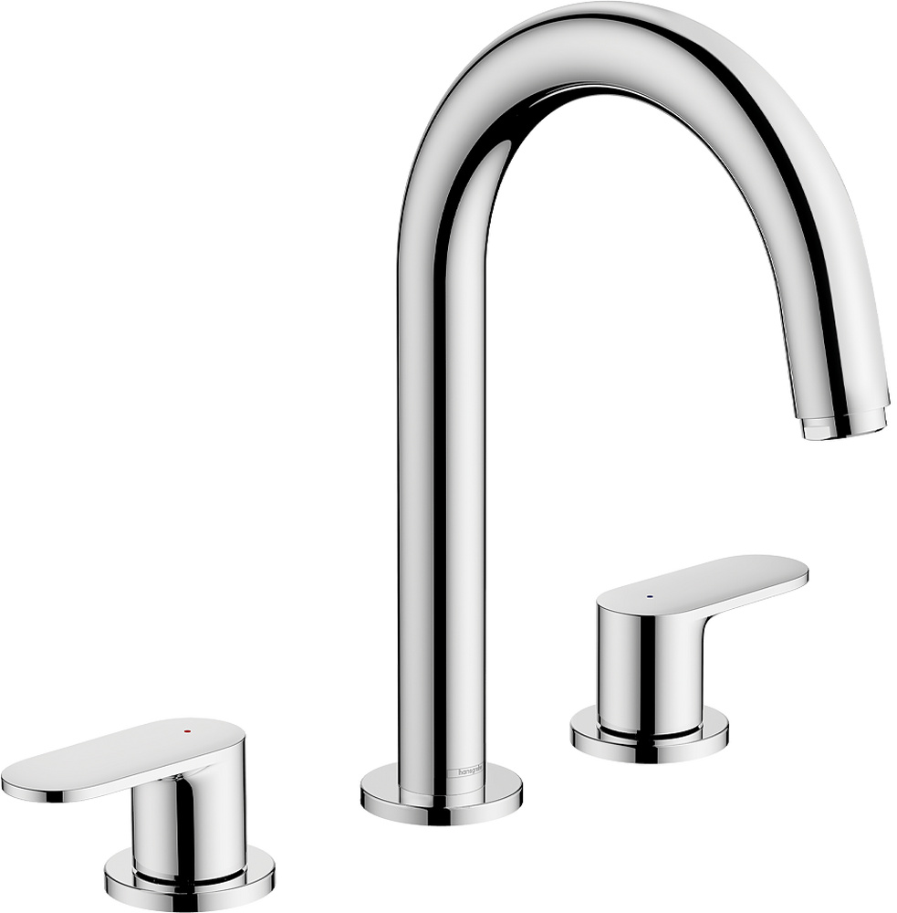 Трехпозиционный смеситель для раковины Hansgrohe Vernis Blend 71553000 с выдвижным донным клапаном, хром