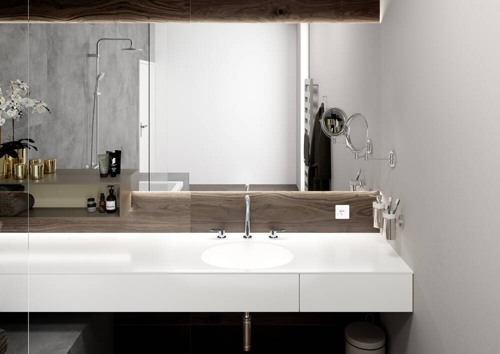 Трехпозиционный смеситель для раковины Hansgrohe Vernis Blend 71553000 с выдвижным донным клапаном, хром