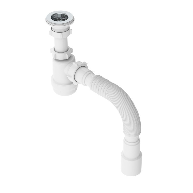 Сифон для умывальника 1 1/4"х40 с г/т 40х40/50 (TIVOLI)