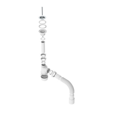 Сифон для умывальника 1 1/4"х40 с г/т 40х40/50 (TIVOLI)