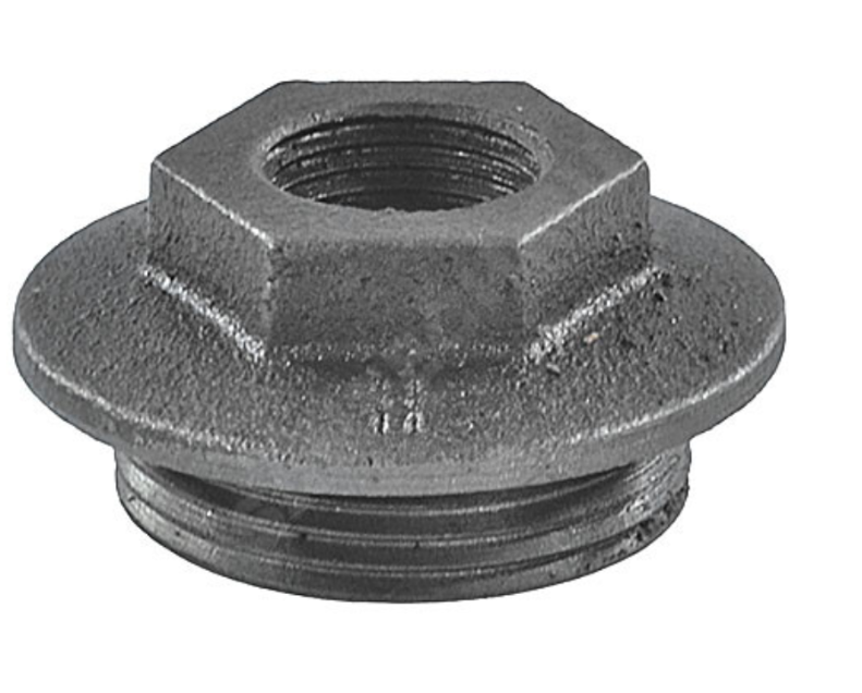 Заглушка (пробка) проходная 1 1/4"x3/4" левая резьба для чугунных радиаторов