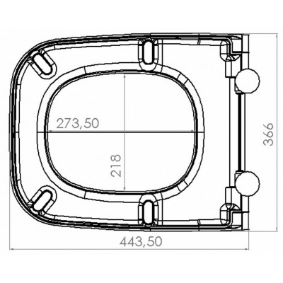 Сидение для унитаза белое Vitra S20 77-003-001