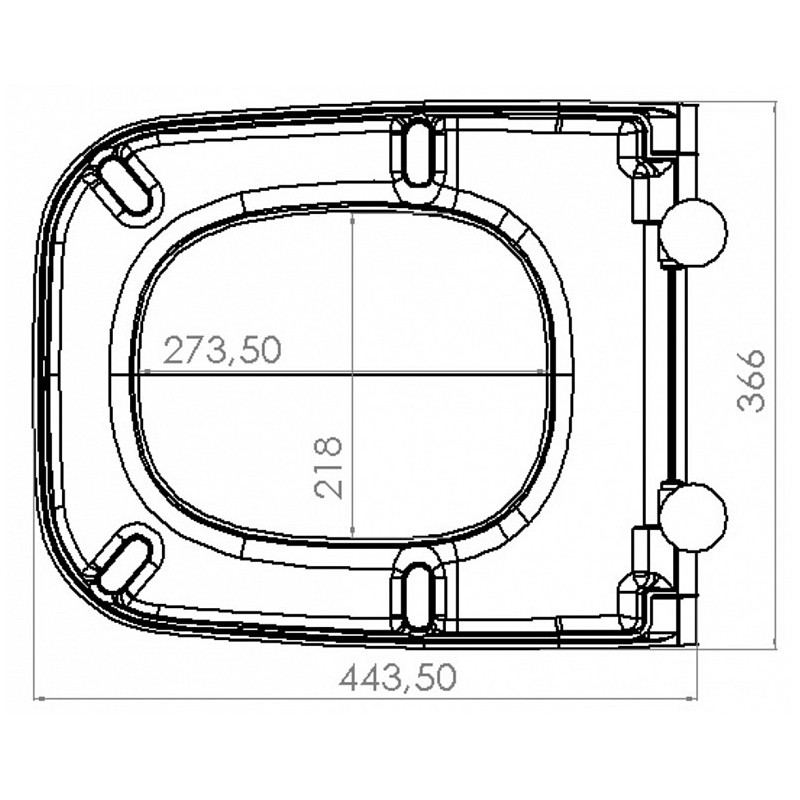 Сидение для унитаза белое Vitra S20 77-003-001
