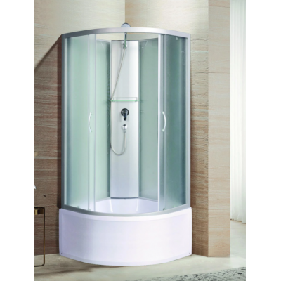 Душевая кабина с поддоном хром 80x80х210см River NARA Б/К XL 80/43 MT