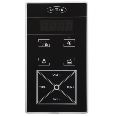 Душевая кабина с поддоном хром 80x80x230см River DUNAY XL 80/43 TH