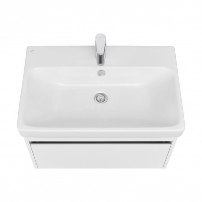 Тумба под раковину белая/ясень 70см AQUATON Марти 1A267501MY010