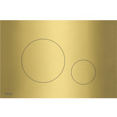 Кнопка управления Alca Drain TURN-BRASS для скрытых систем инсталляции, латунь