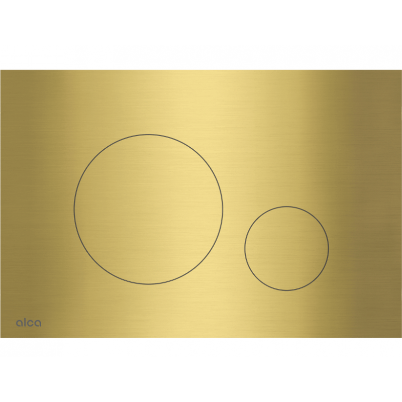 Кнопка управления Alca Drain TURN-BRASS для скрытых систем инсталляции, латунь