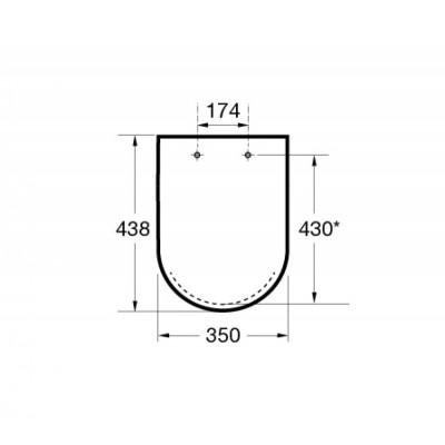 Крышка для чаши Roca Debba Soft Close 8019D200B