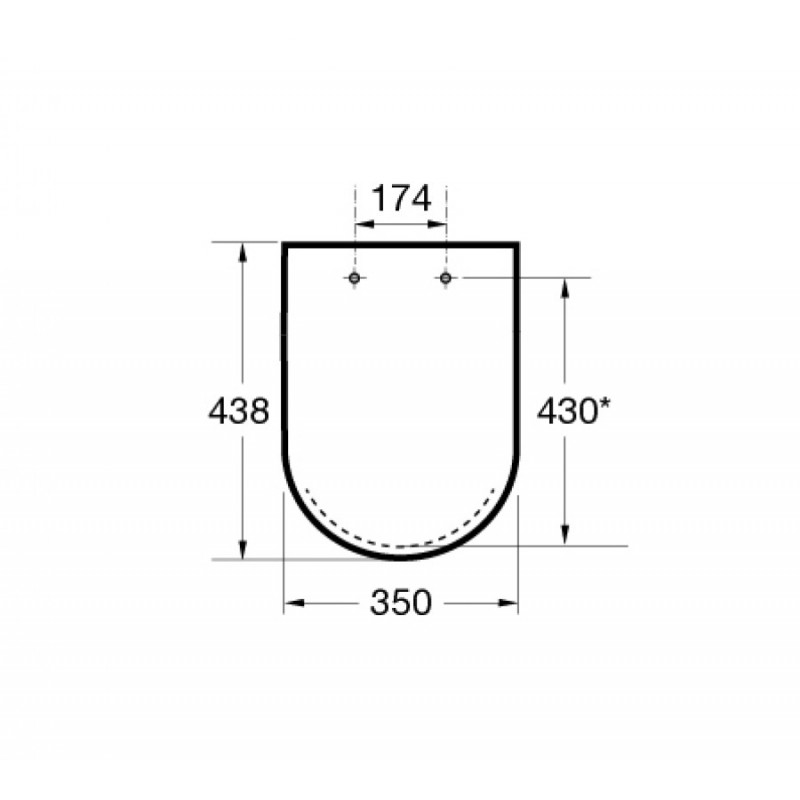 Крышка для чаши Roca Debba Soft Close 8019D200B