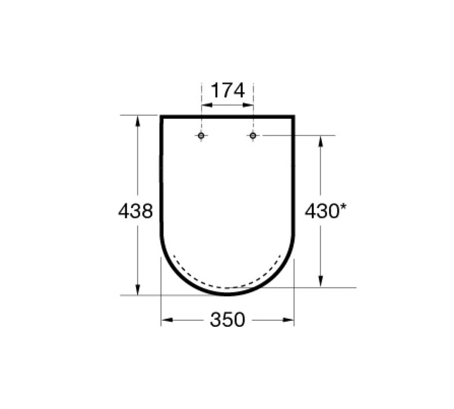 Крышка для чаши Roca Debba Soft Close 8019D200B