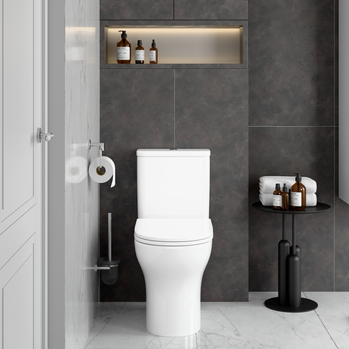Унитаз-компакт Vitra Grand, горизонтальный выпуск, сидение дюропласт 9763B003-0567