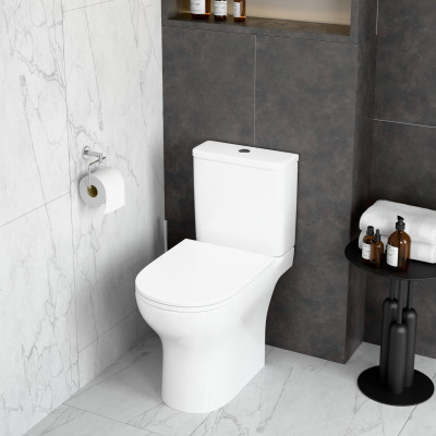 Унитаз-компакт Vitra Grand, горизонтальный выпуск, сидение дюропласт 9763B003-0567