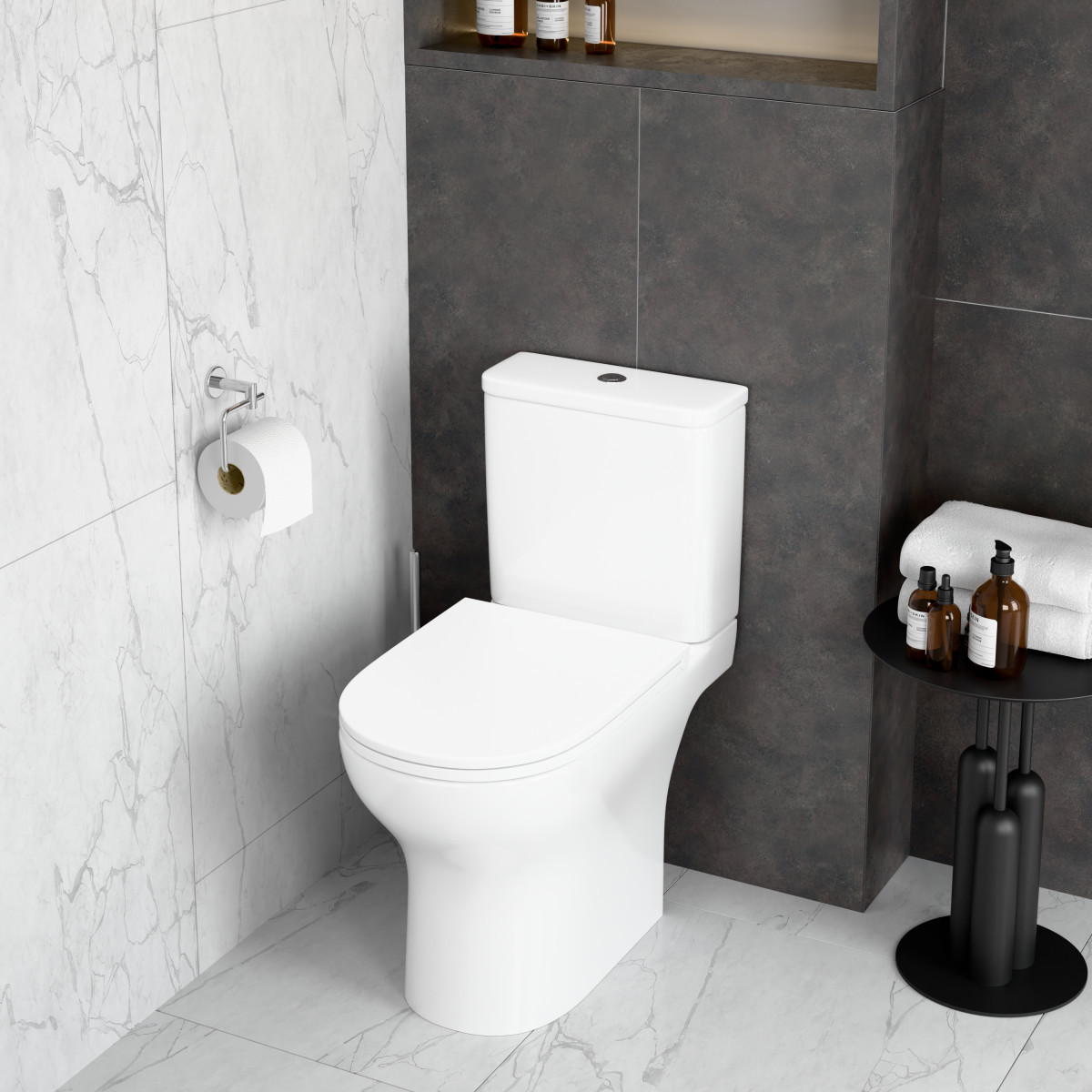 Унитаз-компакт Vitra Grand, горизонтальный выпуск, сидение дюропласт 9763B003-0567