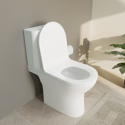 Унитаз-компакт Vitra Grand, горизонтальный выпуск, сидение дюропласт 9763B003-0567