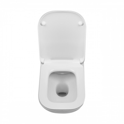 Сиденье Roca The Gap микролифт, тонкое, быстрое снятие, дюропласт