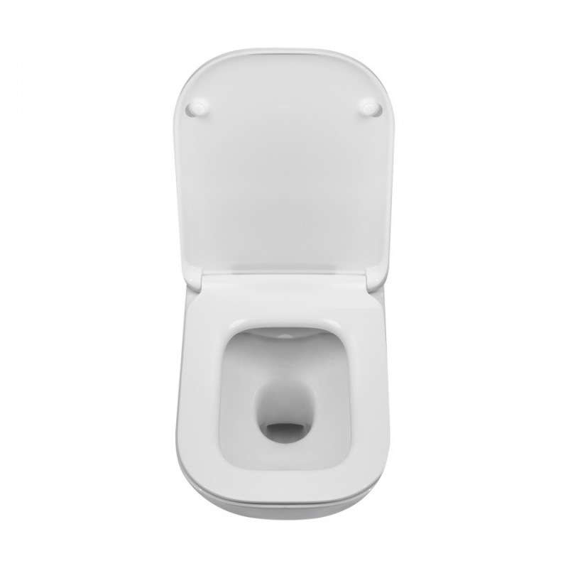 Сиденье Roca The Gap микролифт, тонкое, быстрое снятие, дюропласт