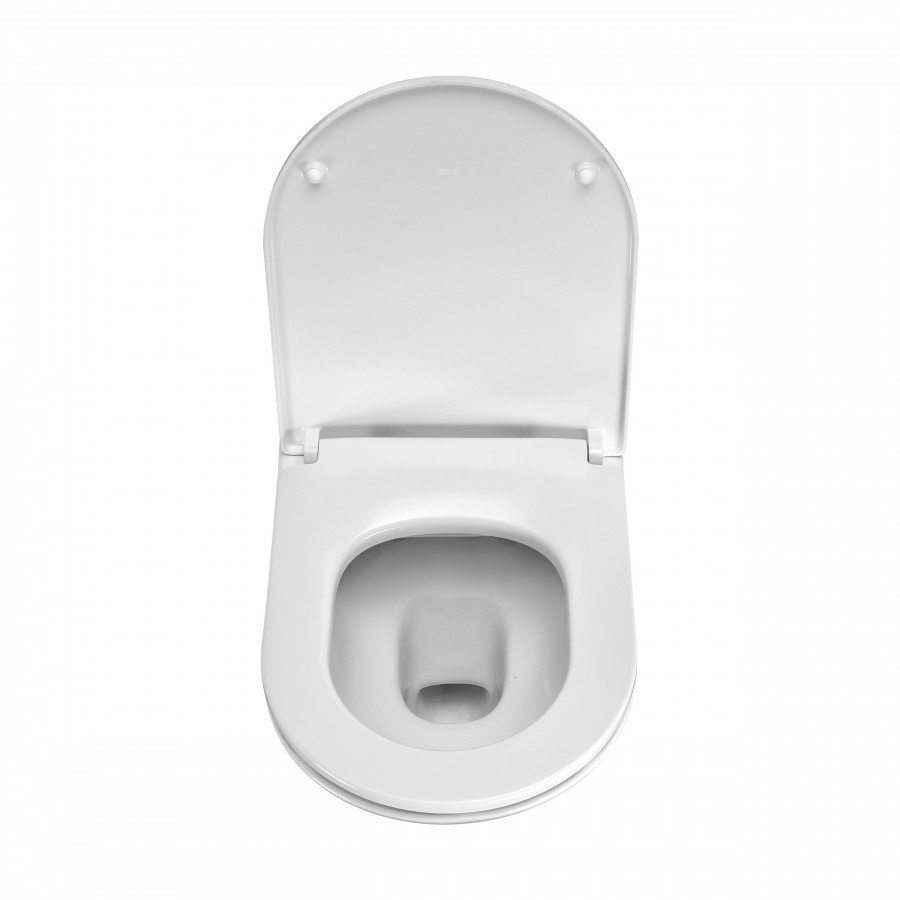Сиденье Roca The Gap Round микролифт, тонкое, быстрое снятие, дюропласт