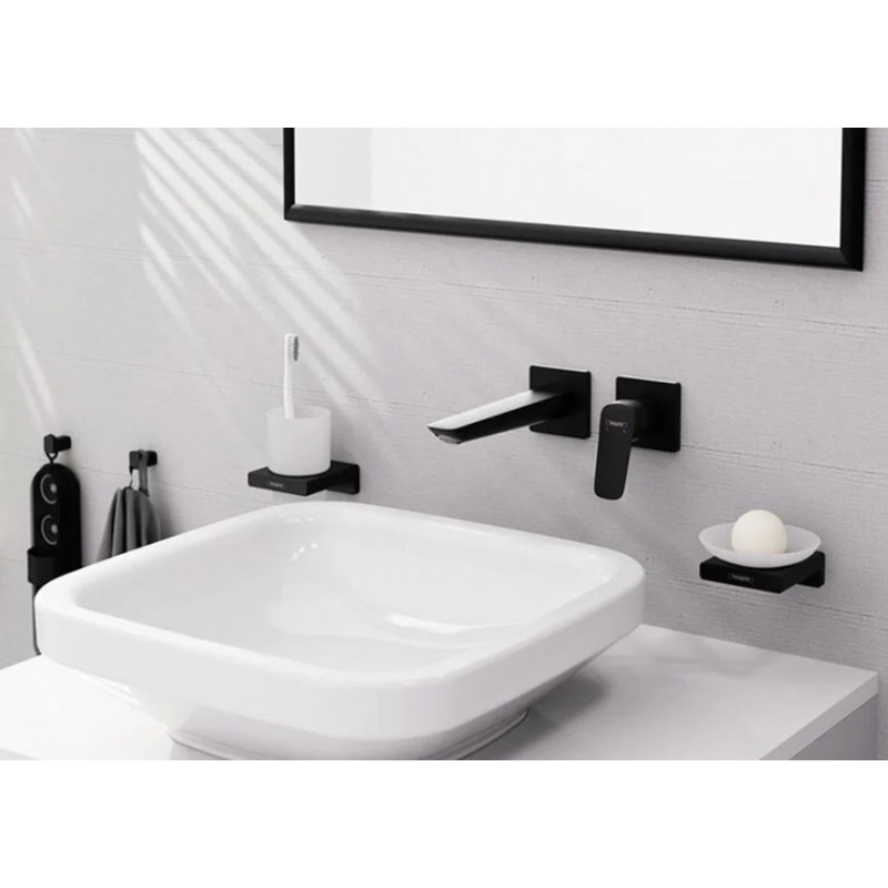 Смеситель для раковины Hansgrohe Logis Fine черный матовый