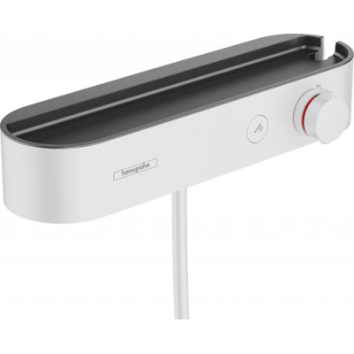 Термостат для душа Hansgrohe ShowerTablet Select 400 для открытой установки, белый матовый