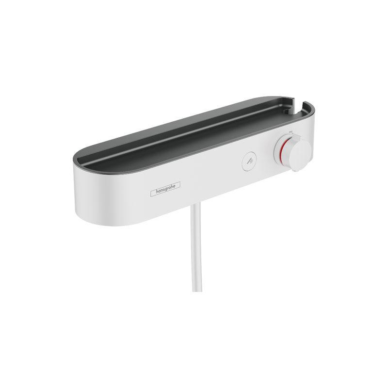 Термостат для душа Hansgrohe ShowerTablet Select 400 для открытой установки, белый матовый