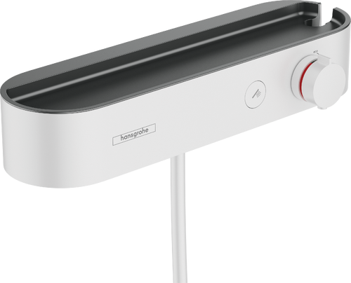 Термостат для душа Hansgrohe ShowerTablet Select 400 для открытой установки, белый матовый