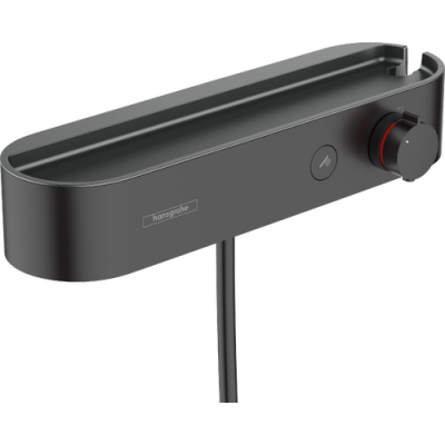 Термостат для душа Hansgrohe ShowerTablet Select 400 для открытой установки, черный матовый