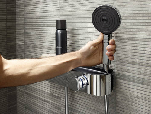 Термостат для душа Hansgrohe ShowerTablet Select 400 для открытой установки, хром