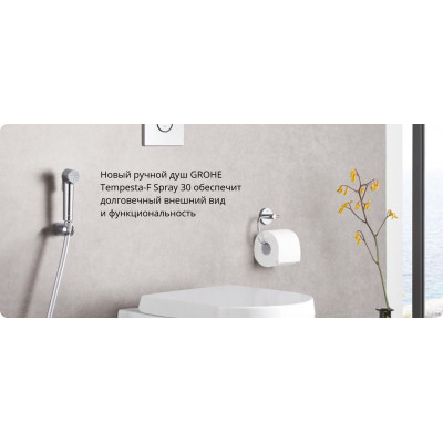 Набор для гигиенического душа GROHE Tempesta-F Trigger Spray 30, 1000 мм, хром