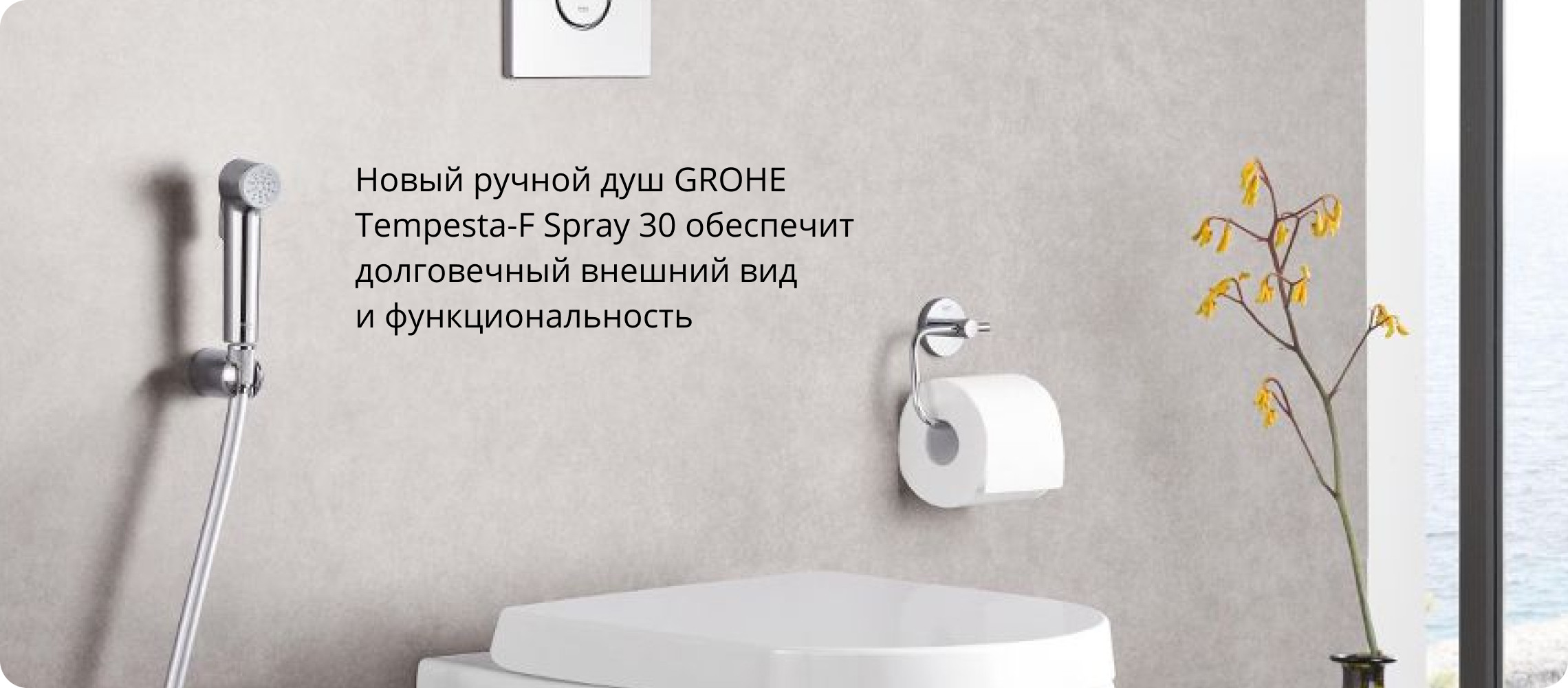 Набор для гигиенического душа GROHE Tempesta-F Trigger Spray 30, 1000 мм, хром