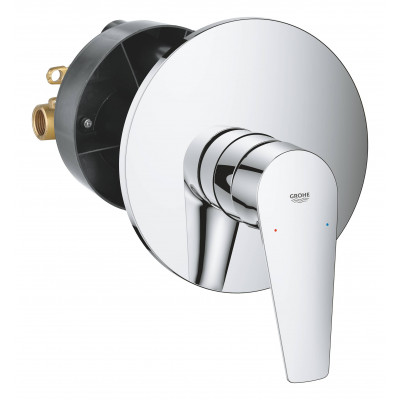 Смеситель однорычажный для душа, скрытого монтажа, BauEdge, Grohe
