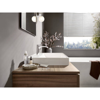 Однорычажный смеситель для раковины Hansgrohe Vivenis110 без сливного комплекта, хром