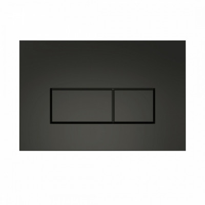 Клавиша смыва Quwelle Flat Straight с двойным смывом,  хром глянцевый