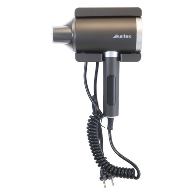 Фен Ksitex F‑2000C JET, 2000 Вт, ионизация, сенсорное включение, настенное крепление