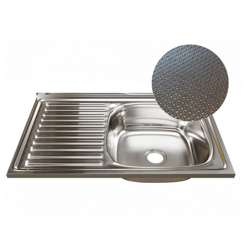Мойка из нержавеющей стали 78х44х20см золото Paulmark PM237844-BG