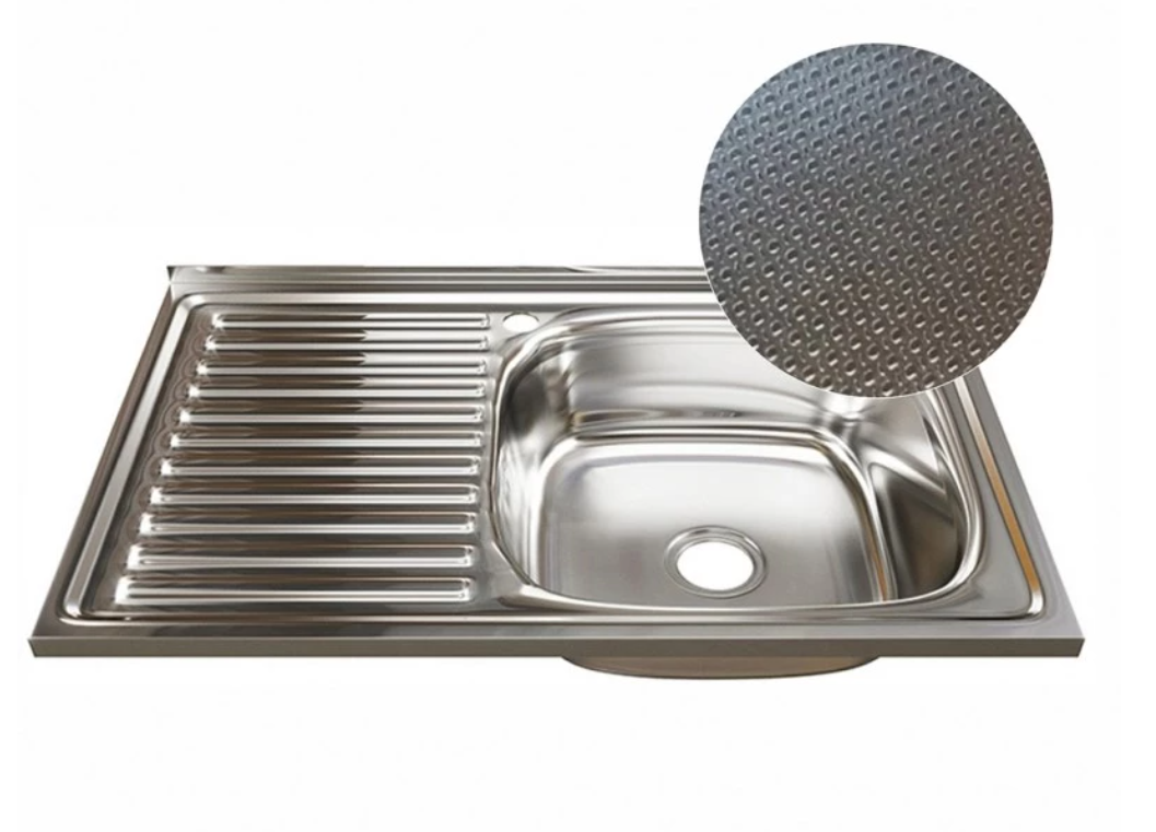 Мойка из нержавеющей стали 78х44х20см золото Paulmark PM237844-BG