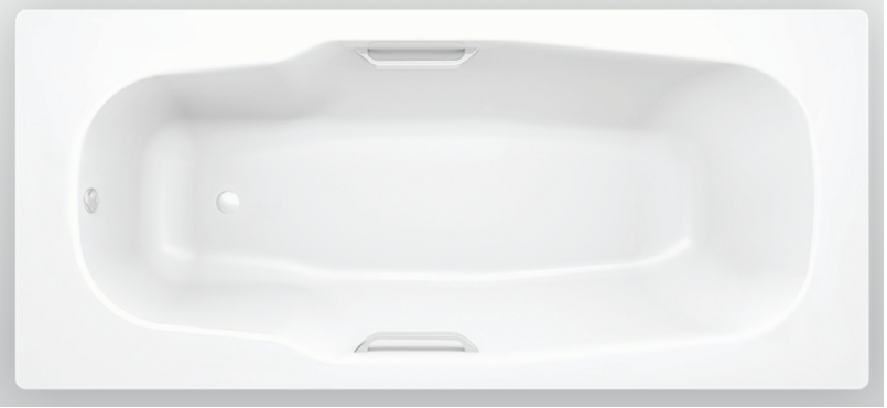 Ванна стальная 170x80 BLB "Atlantica" с отверстием под ручки, B70AS