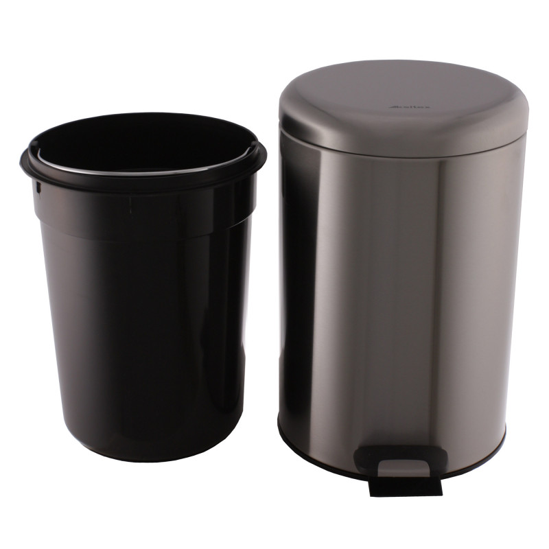 Ведро с педалью, 12L матовое Ksitex BGR-12M