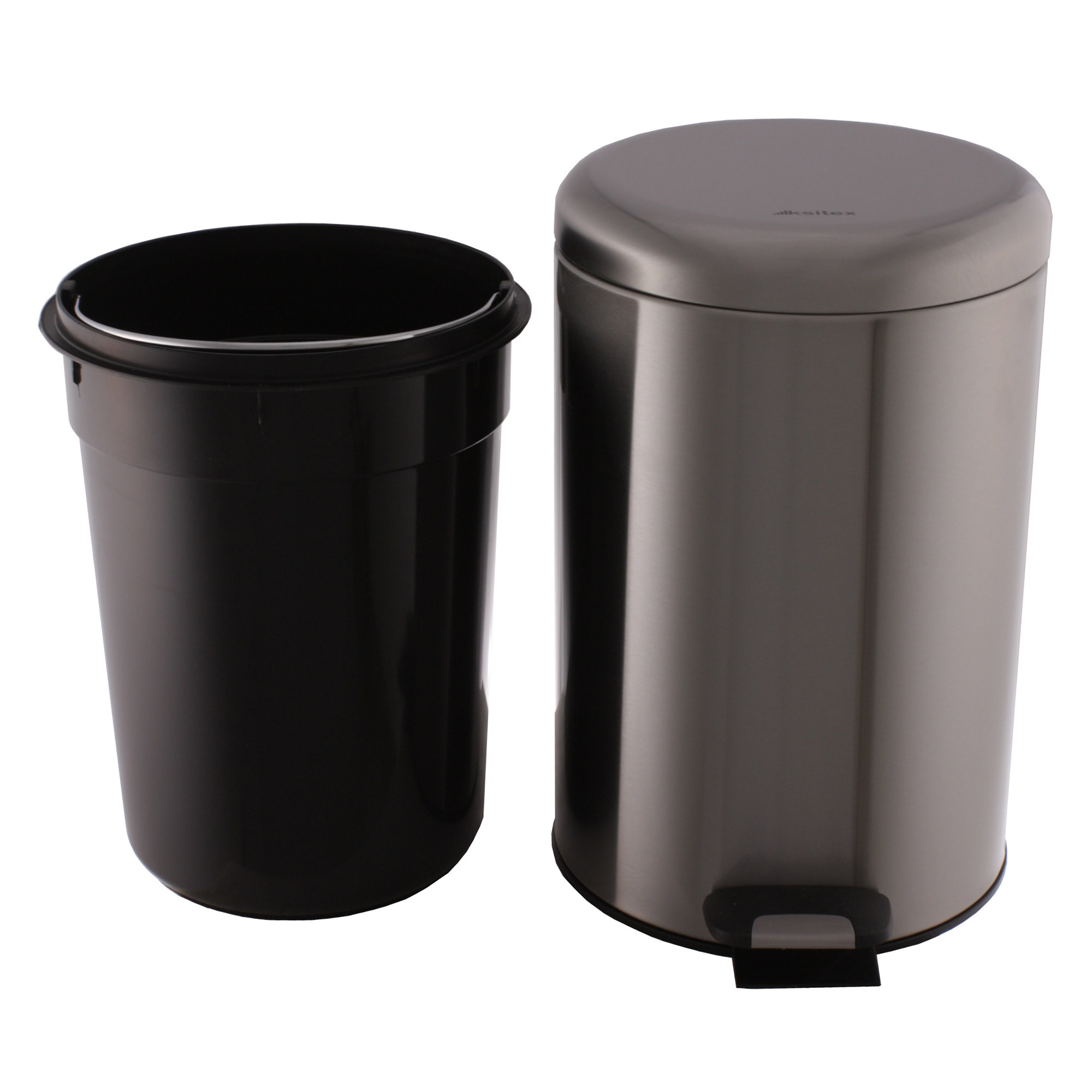 Ведро с педалью, 12L матовое Ksitex BGR-12M