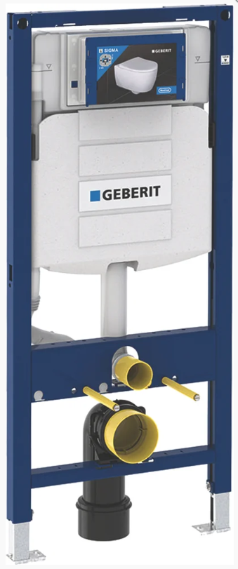 Инсталляция Geberit Duofix для подвесного унитаза 112 см со смывным бачком Sigma 12 см