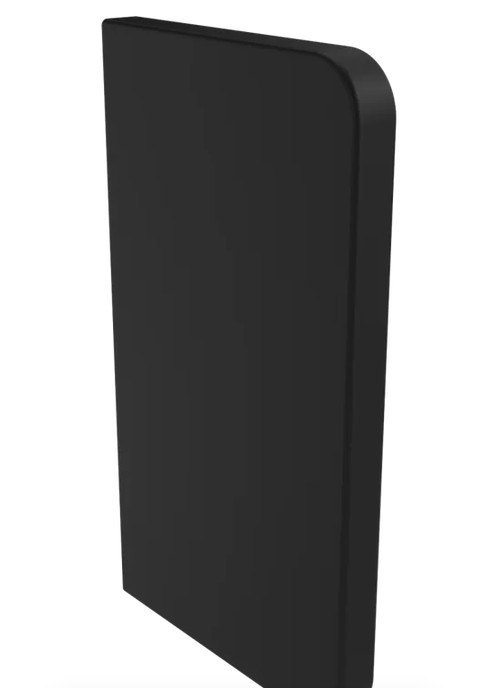 Перегородка для писсуара Creavit TP690-00KK00E-0000 матовая черная