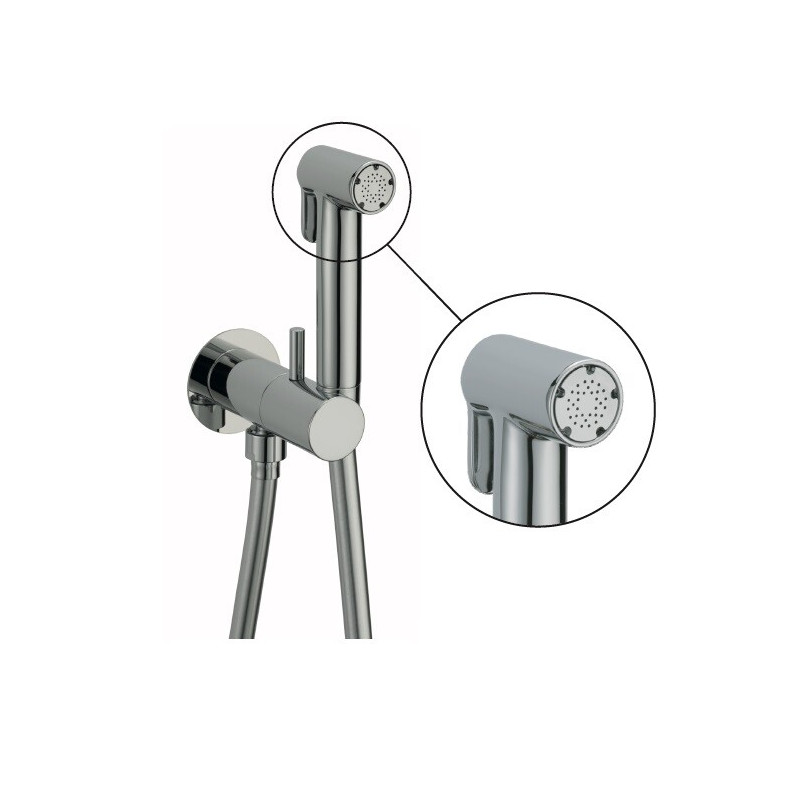 Гигиенический душ Cisal Shower с держателем и встроенный  прогрессивный картридж со шлангом 120 см