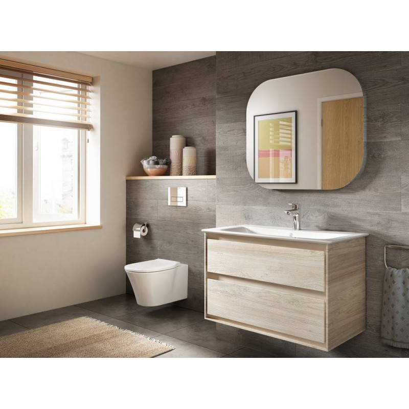 Унитаз подвесной с сиденьем дюропласт микролифт CONNECT AIR Rimless Ideal Standard K819501