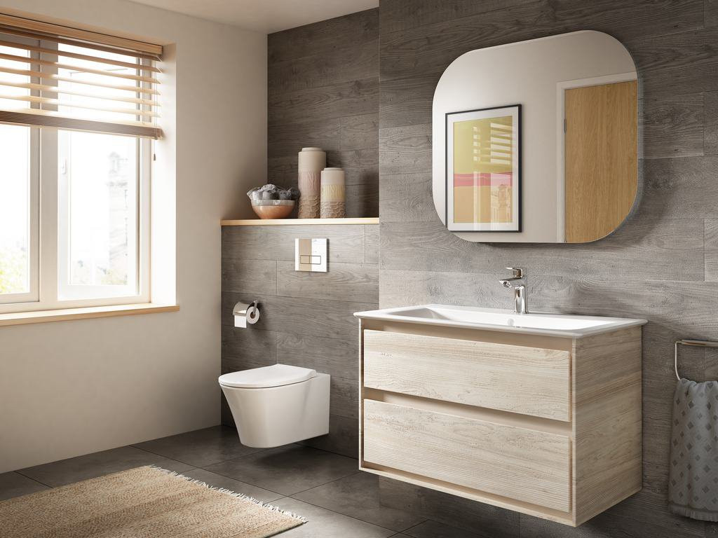 Унитаз подвесной с сиденьем дюропласт микролифт CONNECT AIR Rimless Ideal Standard K819501