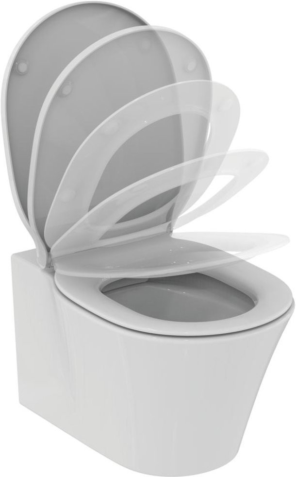 Унитаз подвесной с сиденьем дюропласт микролифт CONNECT AIR Rimless Ideal Standard K819501
