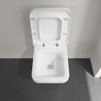 Унитаз подвесной Villeroy&Boch Architectura с функцией DirectFlush, Alpine White, сидение c микролифтом быстросъемное