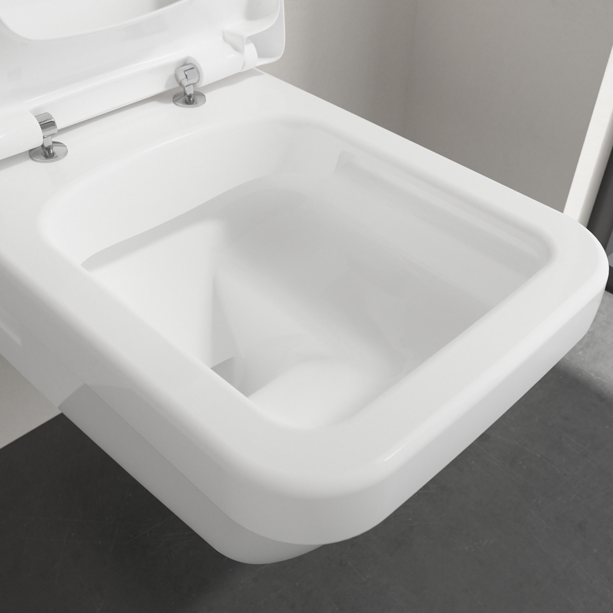 Унитаз подвесной Villeroy&Boch Architectura с функцией DirectFlush, Alpine White, сидение c микролифтом быстросъемное