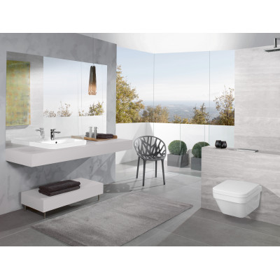 Унитаз подвесной Villeroy&Boch Architectura с функцией DirectFlush, Alpine White, сидение c микролифтом быстросъемное